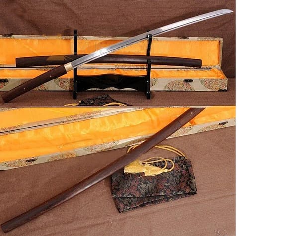 Japanese Samurai Sword Folded Steel Sword