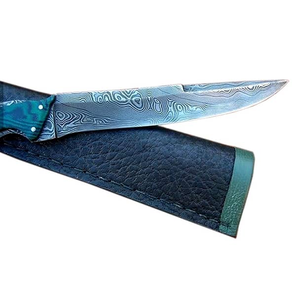 Full Tang Damascus Handmade Knife Blade Hunting 9.5" Skinning Custom