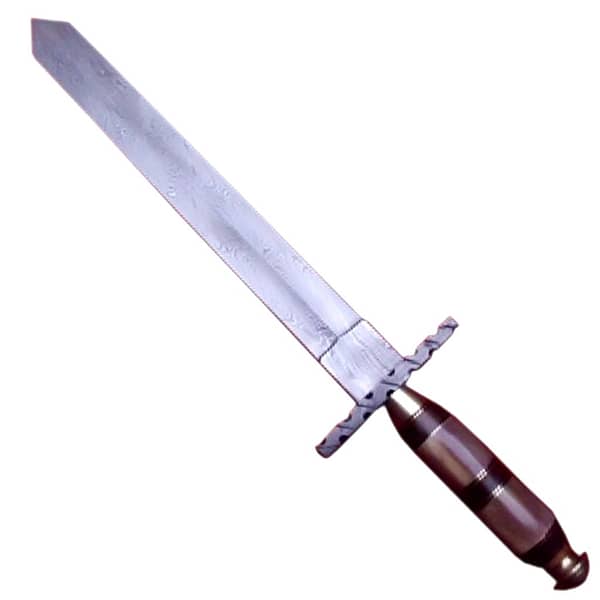 New Damascus Dagger Sword Rock Solid Dashing knife 25"