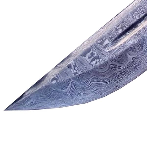 New Bowie Damascus Knife 14" Wonderful Blade Fantastic Looking Rock