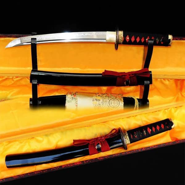 Handmade Clay Tempered Japanese Samurai Tanto Sword
