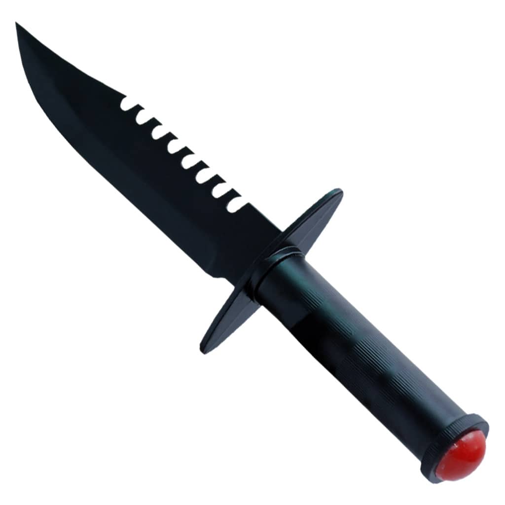 Rambo Knife Replica Black 12 Inches - SwordsKingdom UK